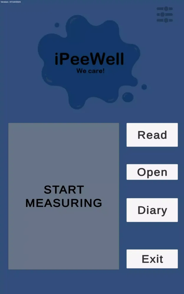 Zrzuty ekranu iPeeWell Uroflow