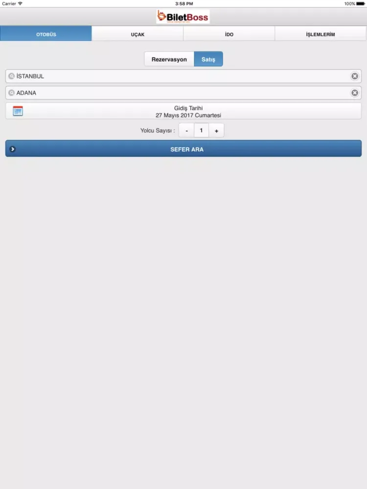 Bilet Boss iPad  Screenshots