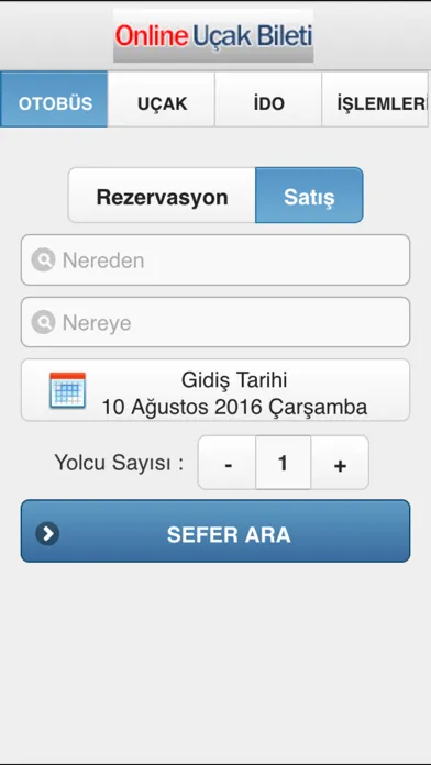 ภาพหน้าจอของ En Uygun Uçak Bileti Tic.Ltd.