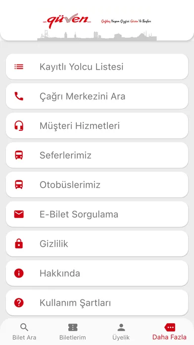 Скриншоты Güven Turizm