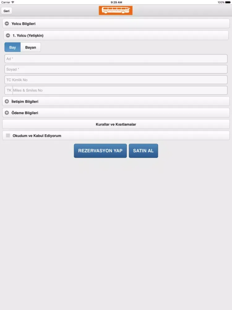Kolay Uçak Bileti iPad  Ekran Görüntüleri