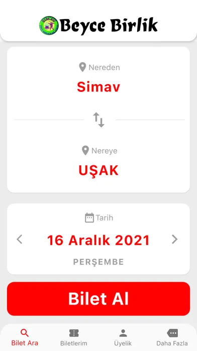 Screenshot di Simav Beyce Birlik Turizm