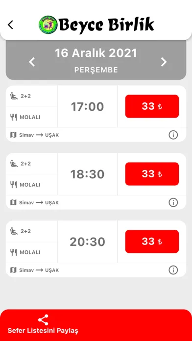 Screenshot di Simav Beyce Birlik Turizm
