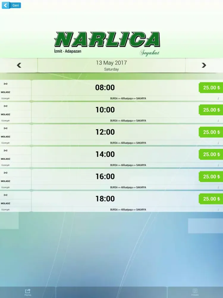 Narlıca Seyahat iPad  스크린샷