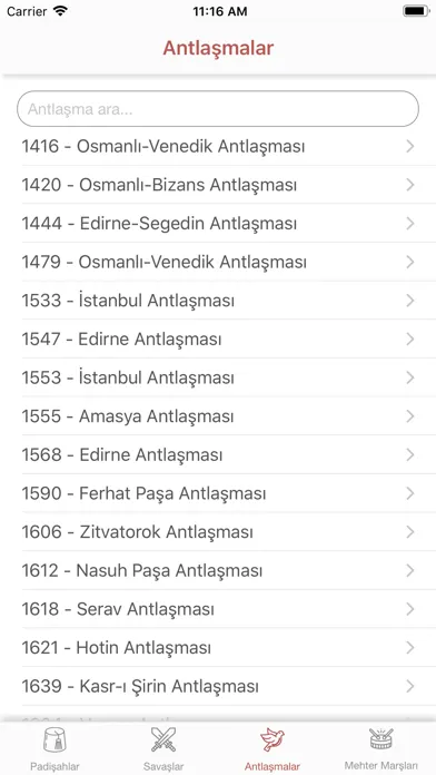 Capturas de pantalla de Osmanlı Tarihi