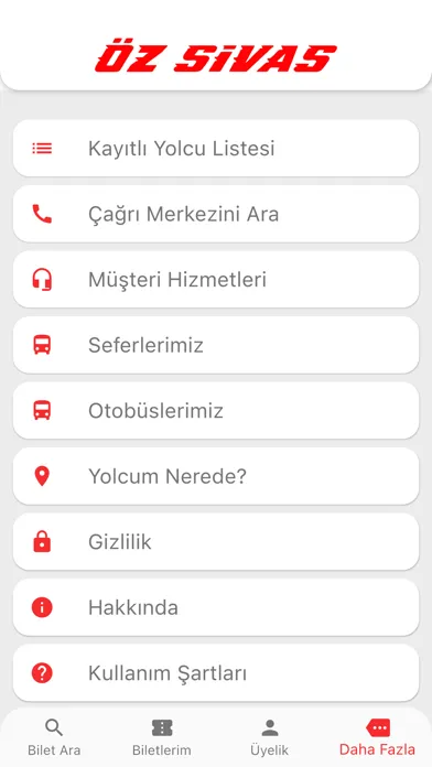 Ảnh chụp màn hình của Öz Sivas Turizm