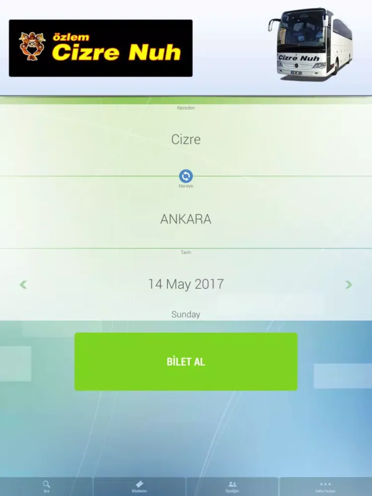 Ảnh chụp màn hình của Özlem Cizre Nuh Seyahat iPad 