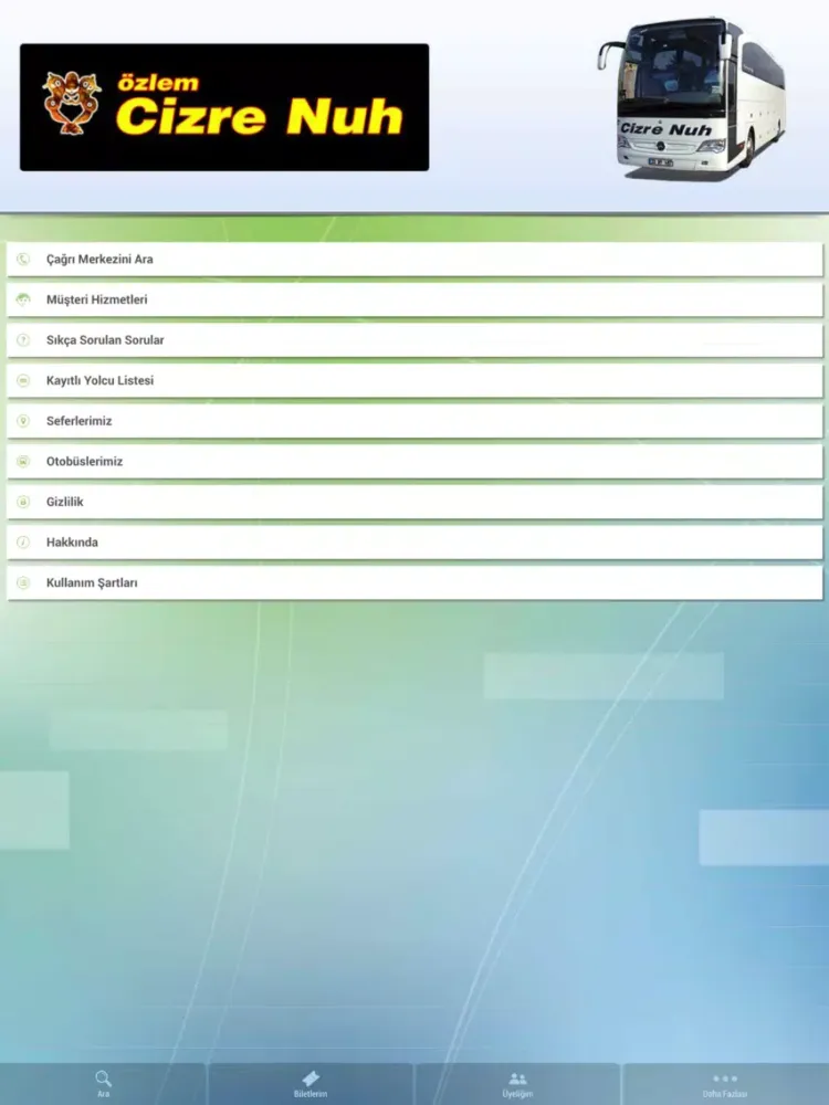 Ảnh chụp màn hình của Özlem Cizre Nuh Seyahat iPad 