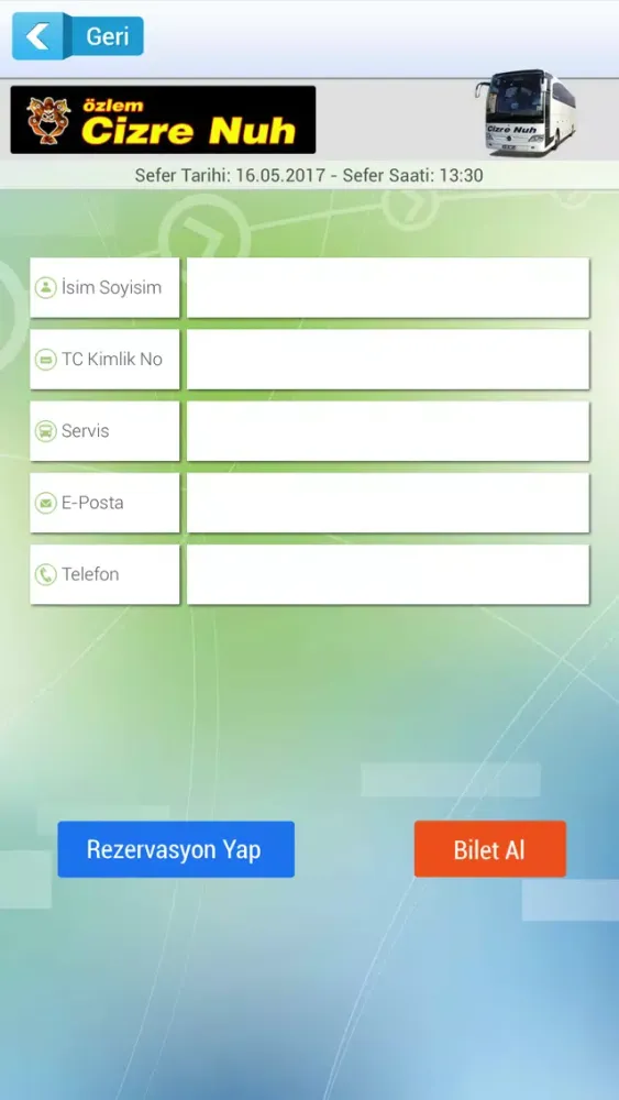 Ảnh chụp màn hình của Özlem Cizre Nuh Seyahat