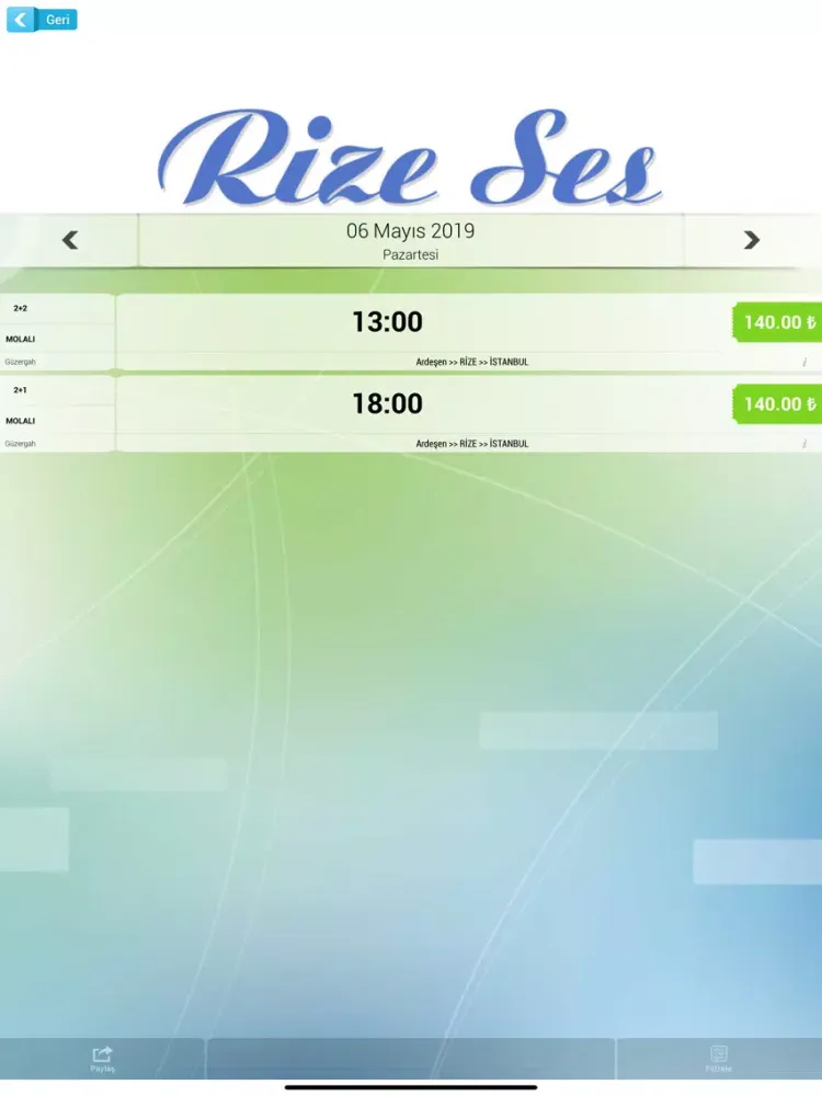 Captures d'écran de Rize Ses Seyahat iPad 