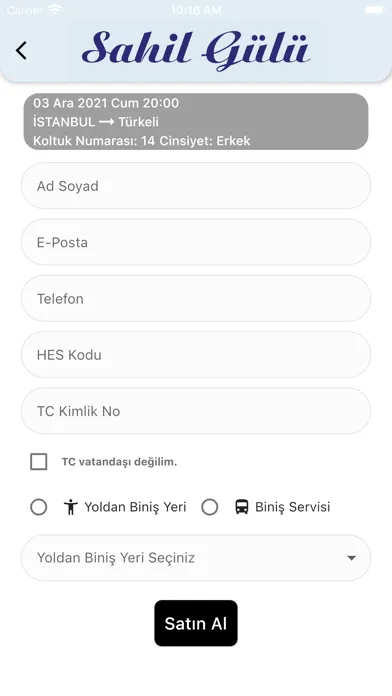 Sahil Gülü Turizm應用截圖