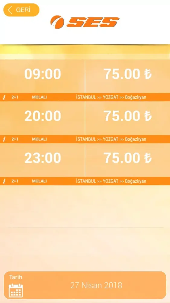 Captures d'écran de Ses Turizm
