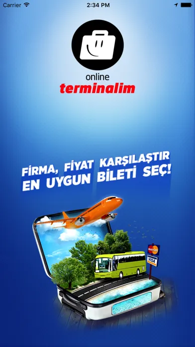 Ảnh chụp màn hình của Terminalim - Otobüs Uçak Bileti Al
