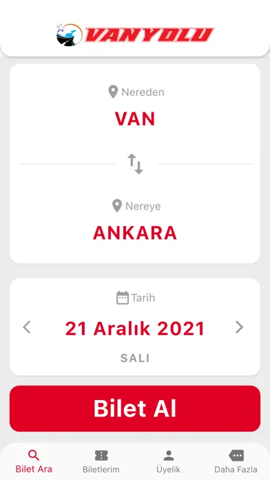 Zrzuty ekranu Vanyolu Seyahat
