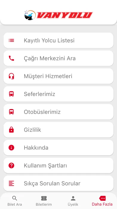 Zrzuty ekranu Vanyolu Seyahat