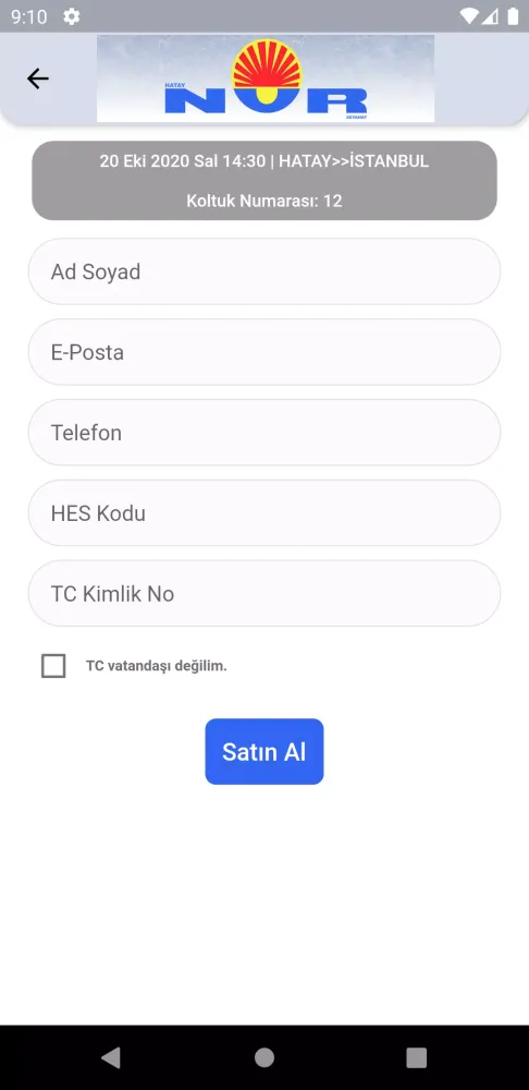 Hatay Nur Seyehat应用截图
