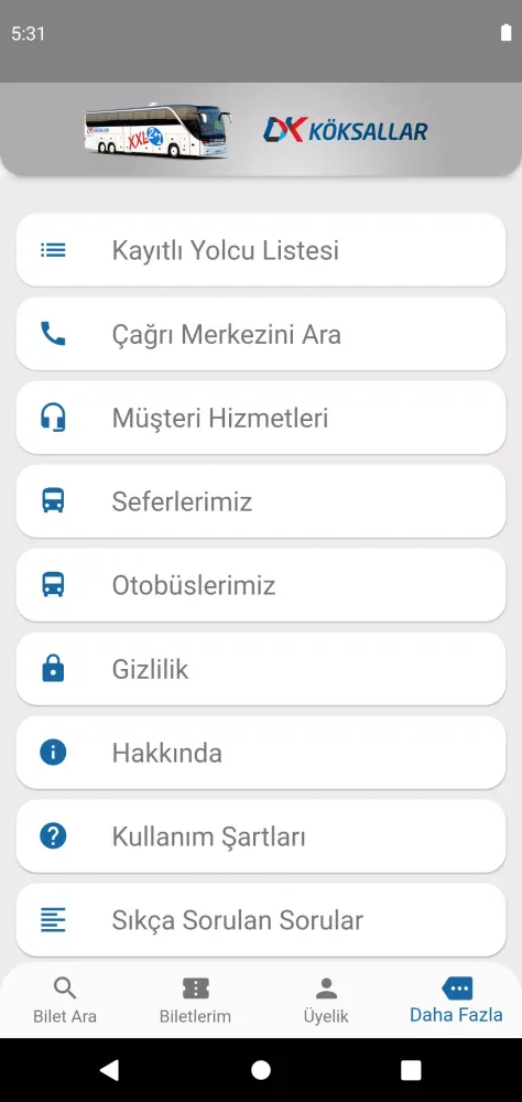Köksallar Turizm स्क्रीनशॉट