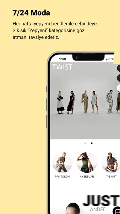 ภาพหน้าจอของ Twist