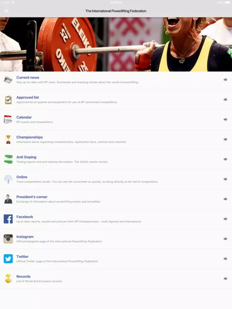IPF-NEWS iPad  Screenshots