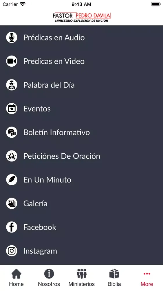 Zrzuty ekranu Pastor Pedro Davila