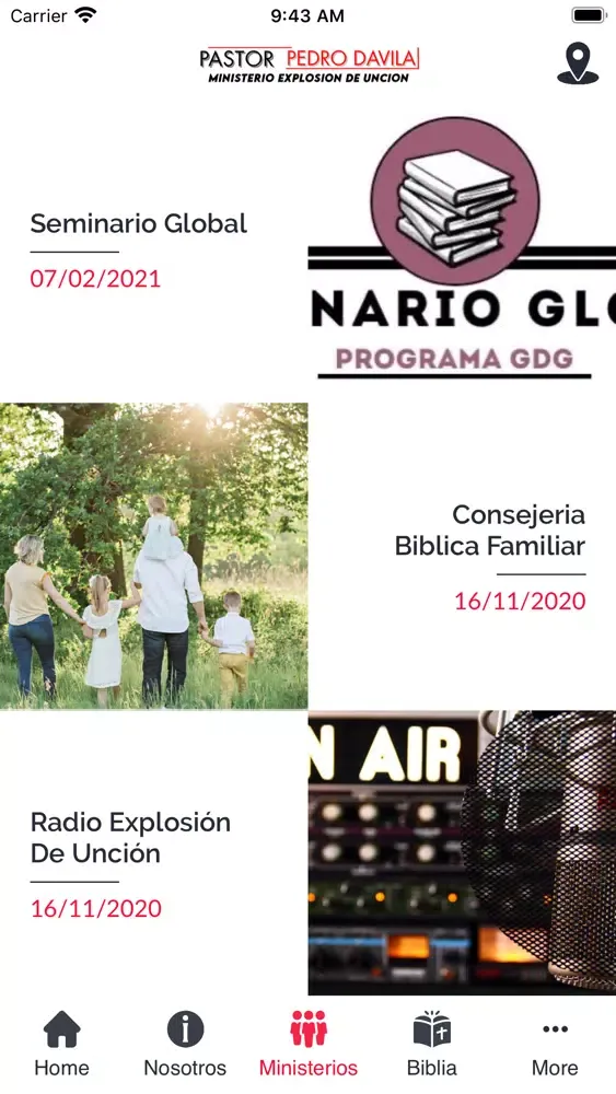 Zrzuty ekranu Pastor Pedro Davila