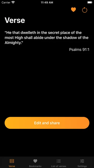 Capturas de pantalla de Verse of the Day to Share