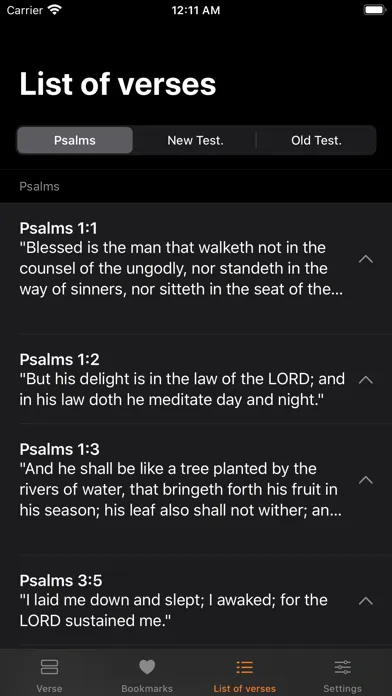 Capturas de pantalla de Verse of the Day to Share