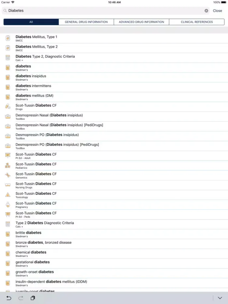 Capturas de tela do appothecary™ Mobile iPad 