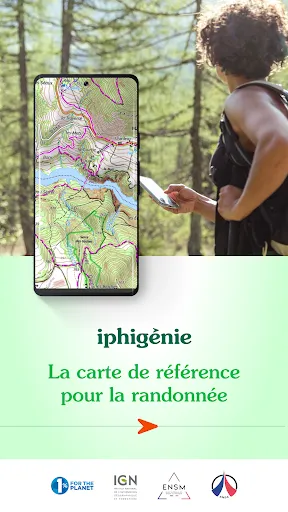 Iphigénie | The Hiking Map App স্ক্রিনশট