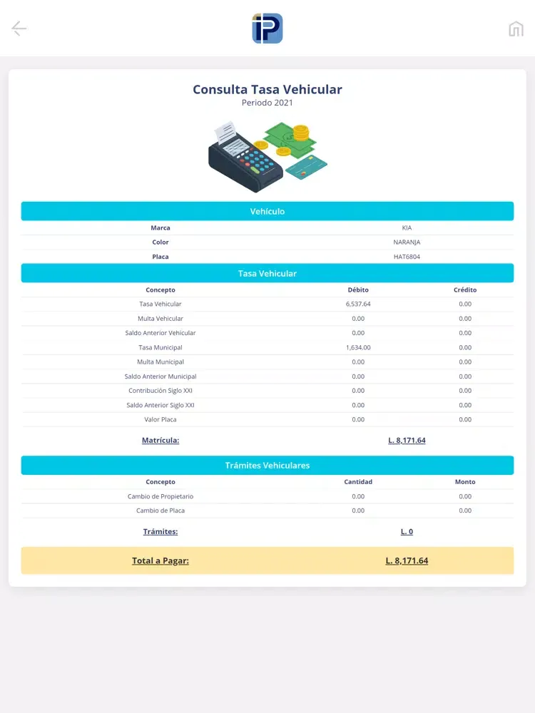 Screenshot di APP Instituto de la Propiedad iPad 