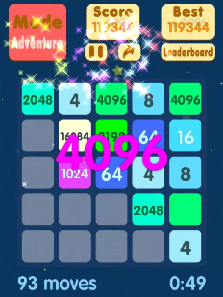 Zrzuty ekranu Double 2048 = 4096 iPad 