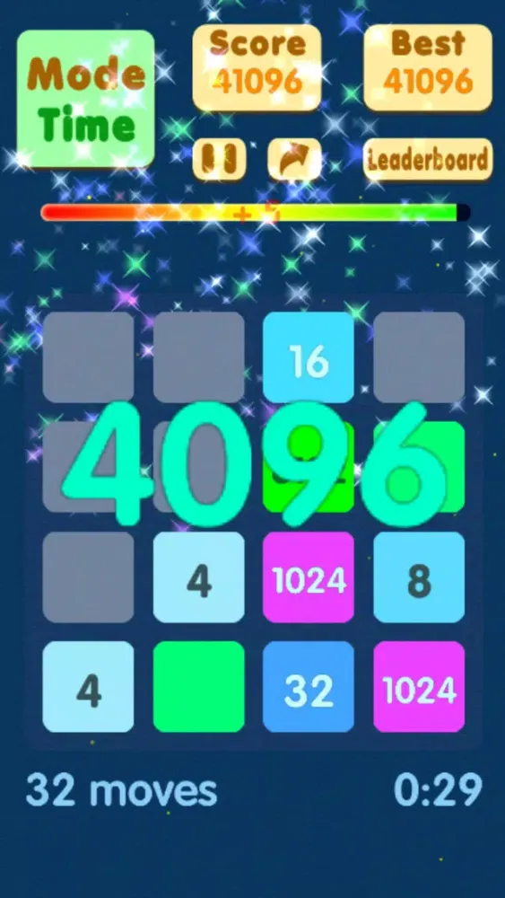 Zrzuty ekranu Double 2048 = 4096