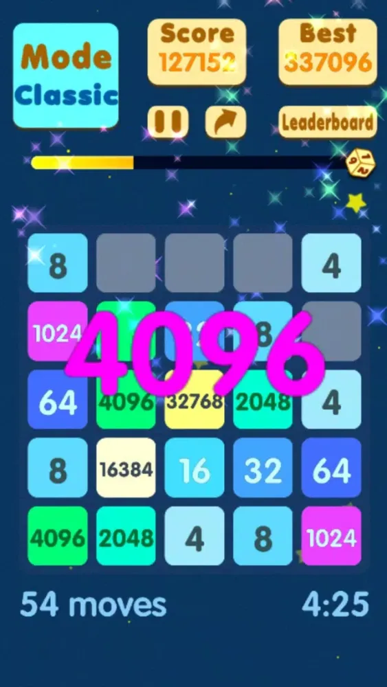 Zrzuty ekranu Double 2048 = 4096