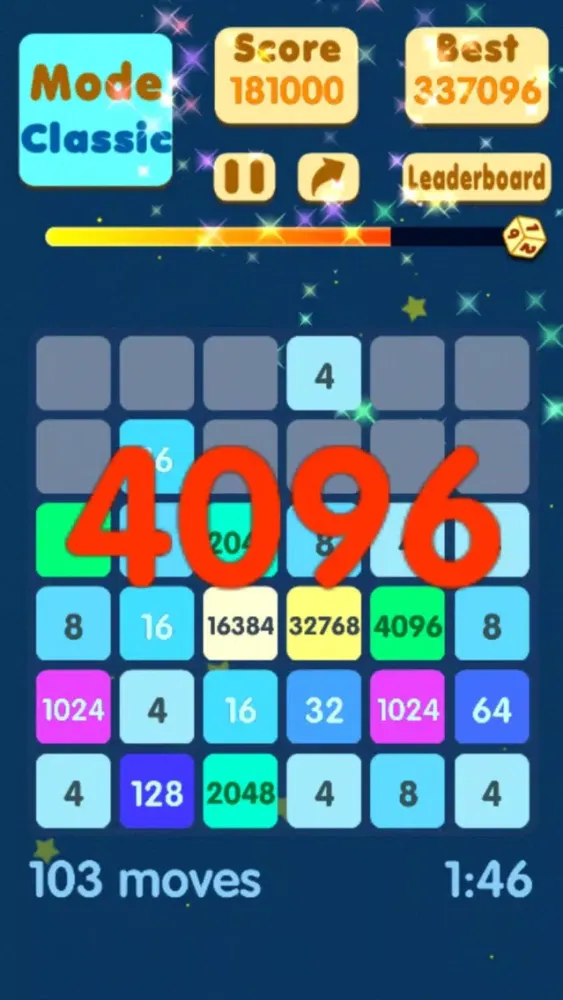 Zrzuty ekranu Double 2048 = 4096