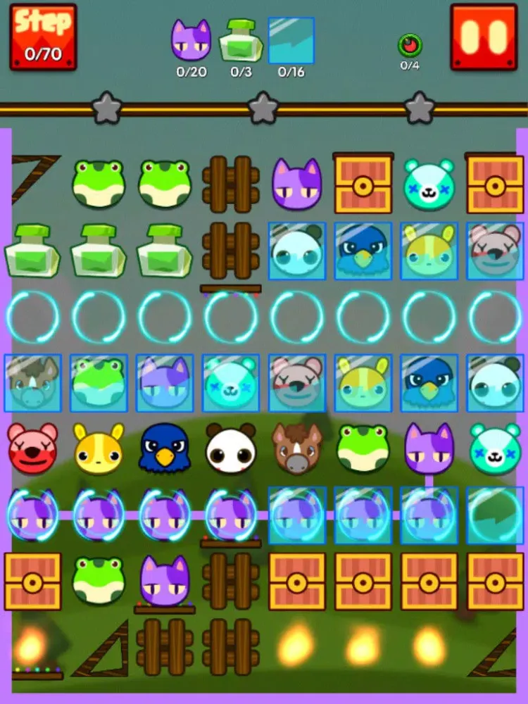 Captures d'écran de Crazy Pets Line Up iPad 