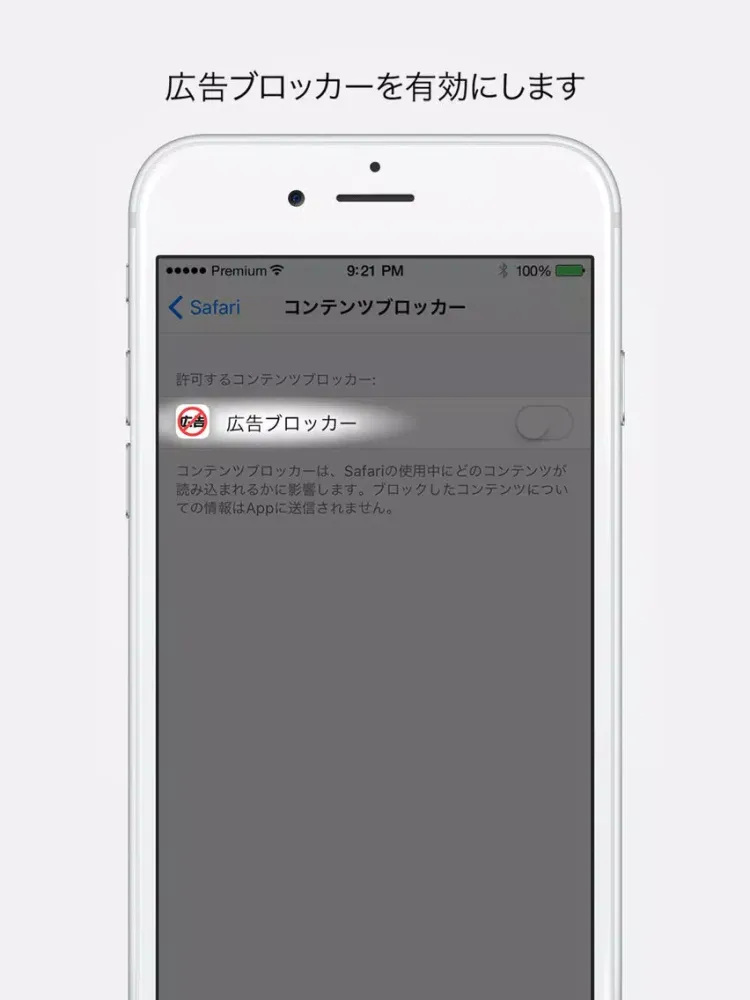 Screenshot di 広告ブロッカー for safari iPad 