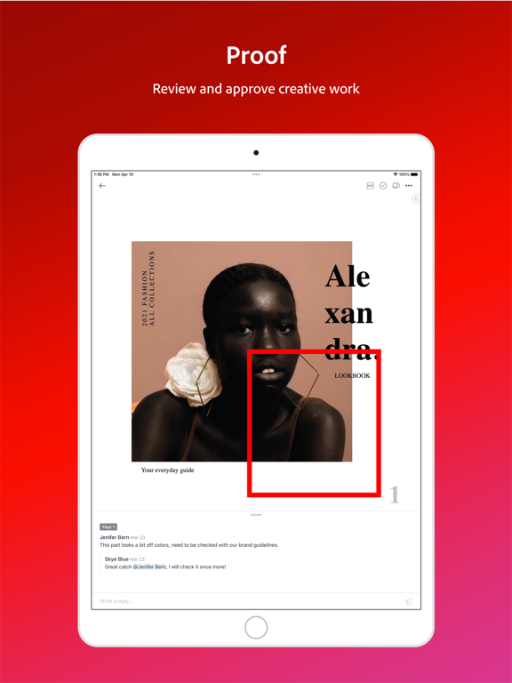 Capturas de tela do Adobe Workfront iPad 