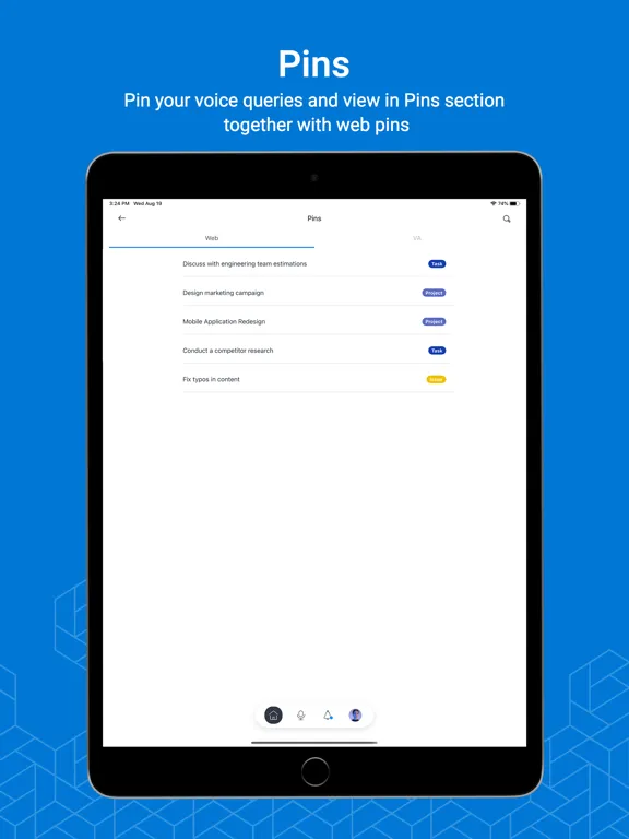 Adobe Workfront for MobileIron iPad  Screenshots