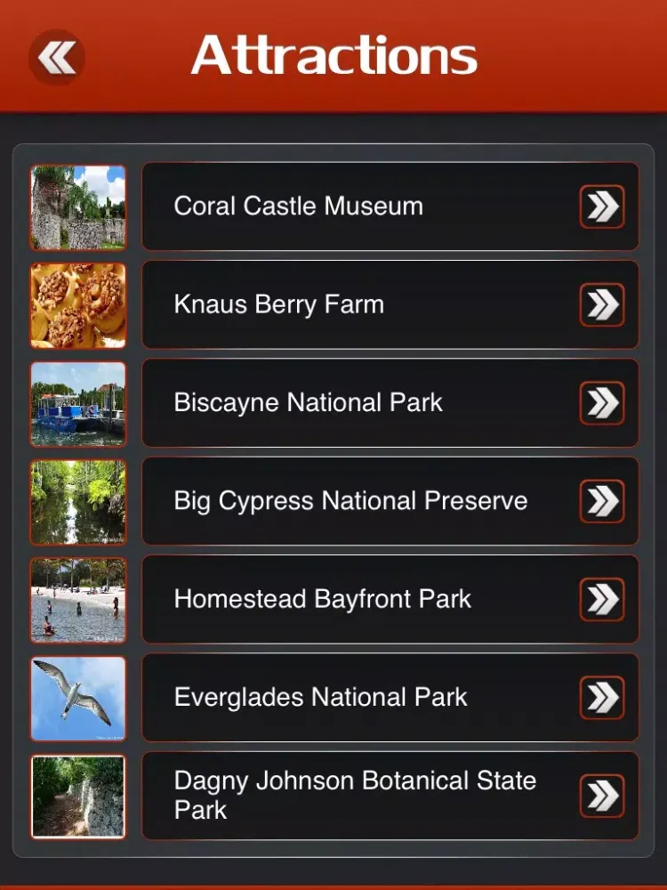 Florida Keys Tourism Guide iPad  Screenshots