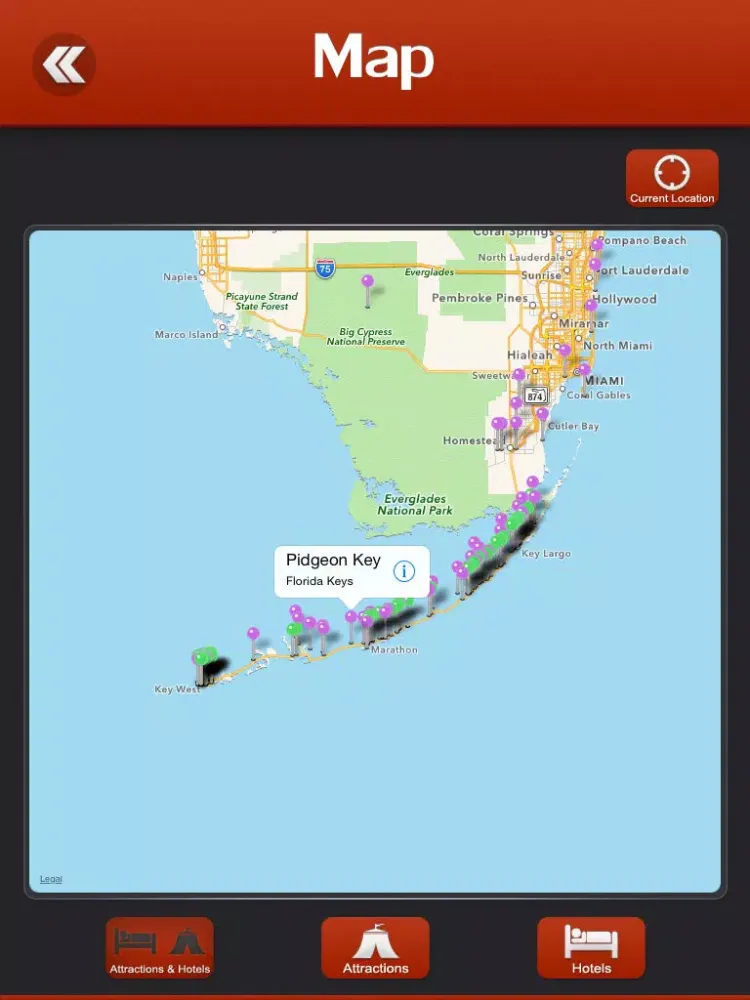 Florida Keys Tourism Guide iPad  Screenshots
