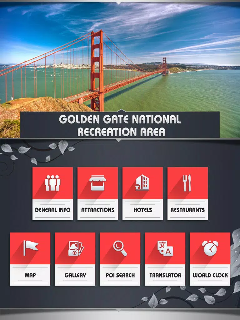 Golden Gate National Recreation Area - USA iPad  Screenshots