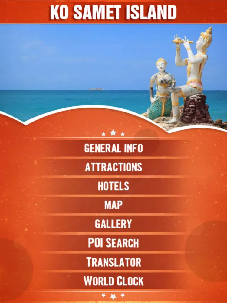 Ko Samet Island Travel Guide iPad 应用截图