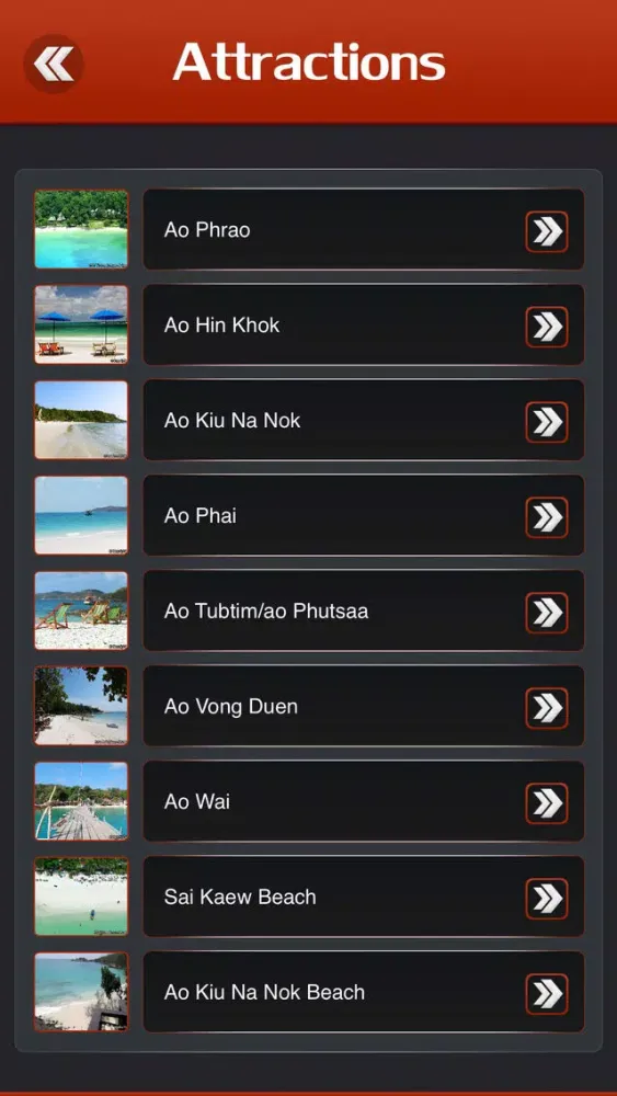 Ko Samet Island Travel Guide应用截图