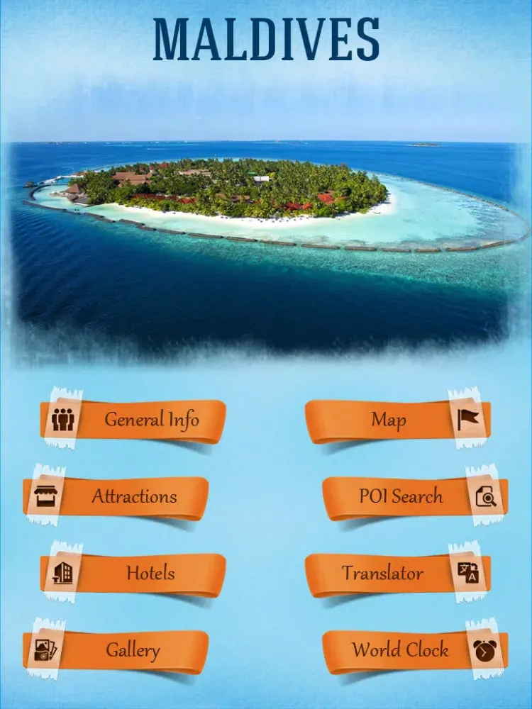 Maldives Tourism Guide iPad  Ekran Görüntüleri