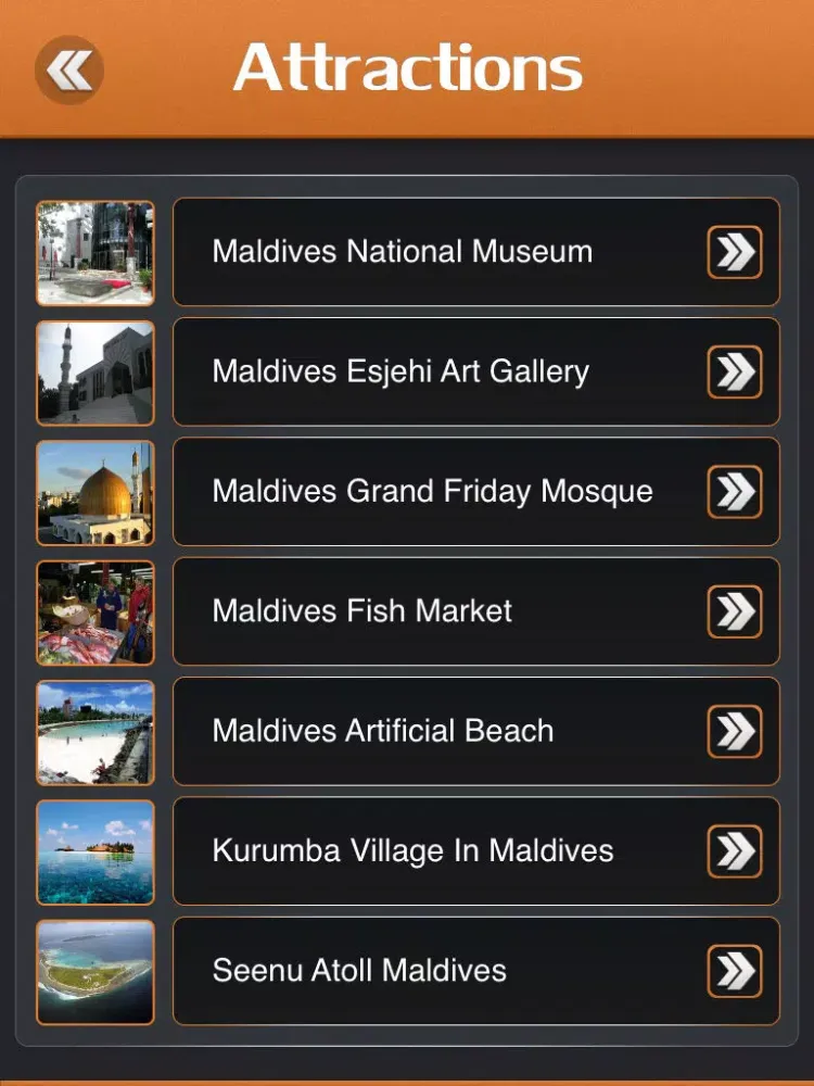 Maldives Tourism Guide iPad  Ekran Görüntüleri