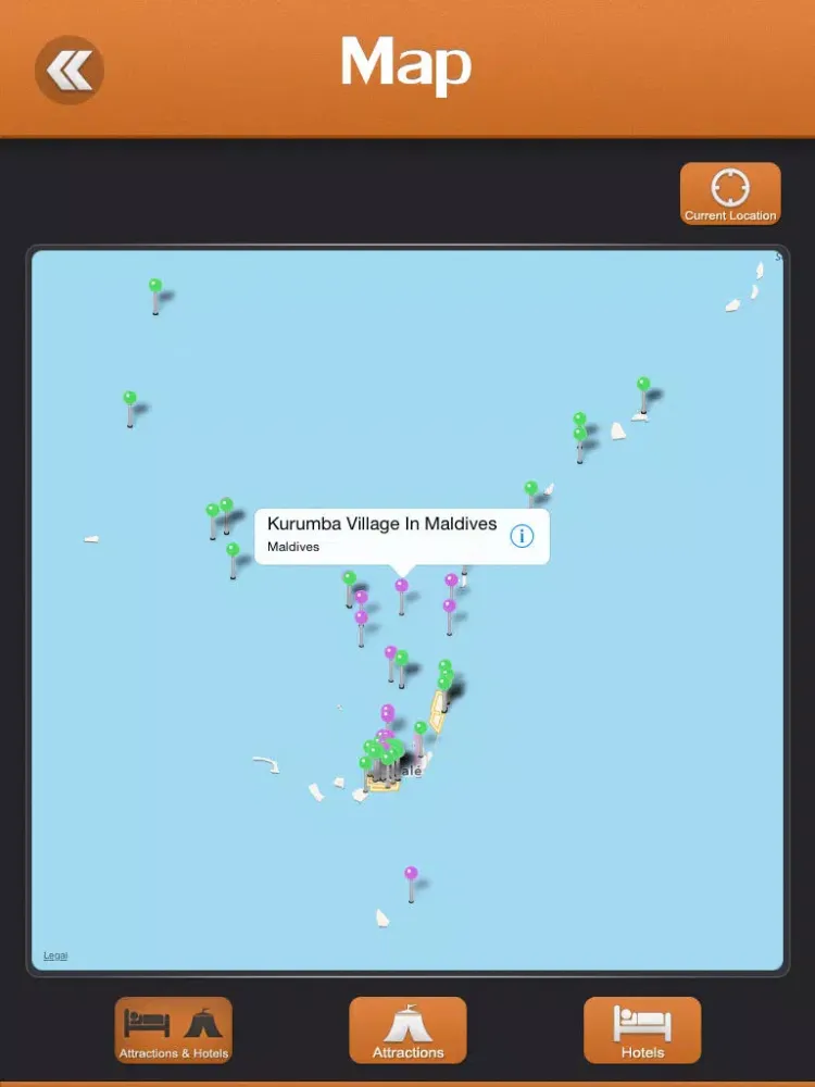 Maldives Tourism Guide iPad  Ekran Görüntüleri