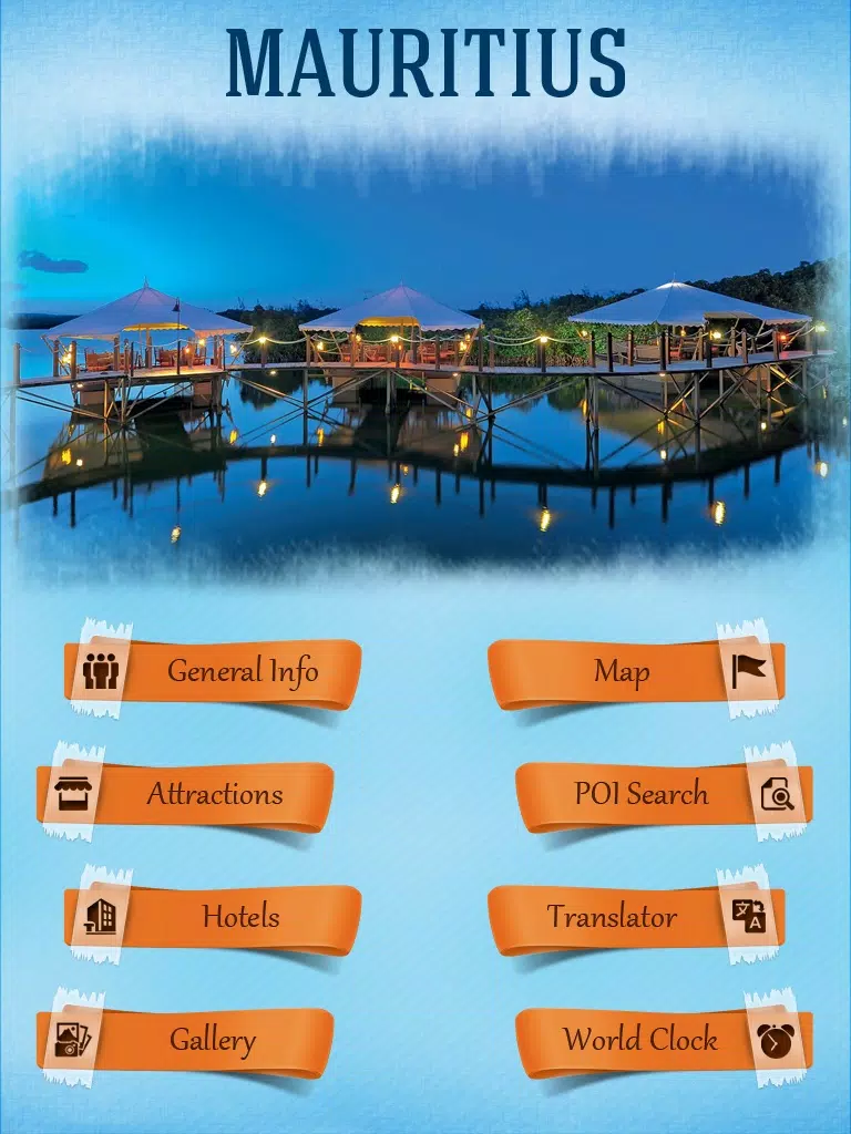 Mauritius Tourism Guide iPad  Screenshots