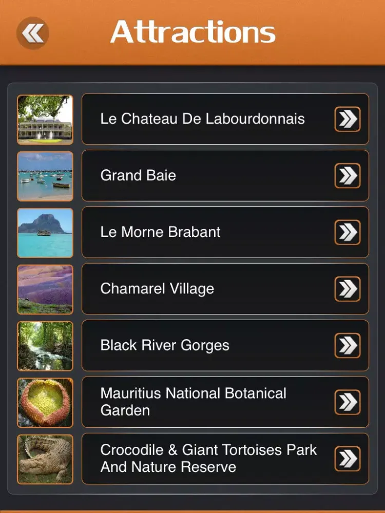 صور Mauritius Tourism Guide iPad 