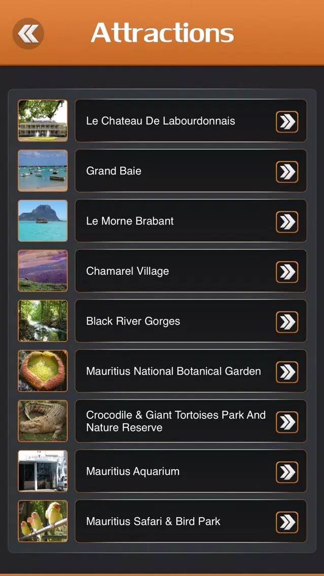 Mauritius Tourism Guide Screenshots