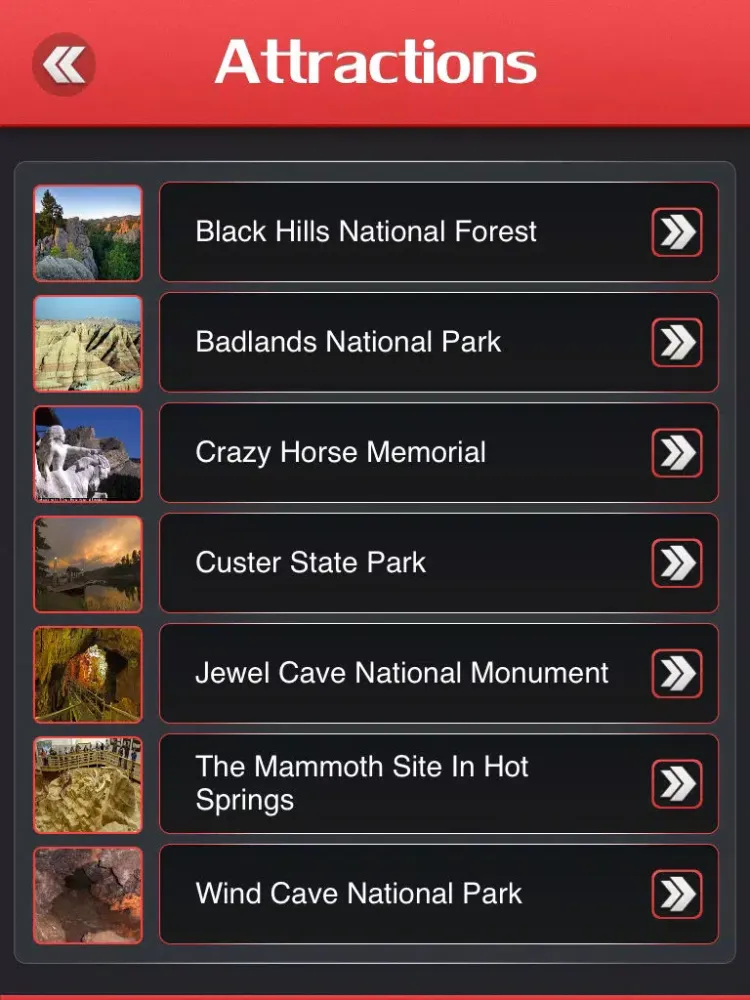 Mount Rushmore National Memorial iPad  Screenshots